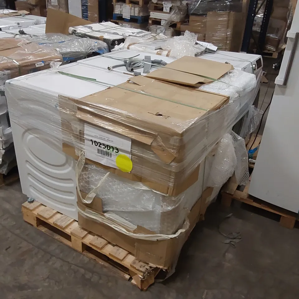 PALLET OF APPROXIMATELY 6 UNPROCESSED RAW RETURN WHITE GOODS TO INCLUDE;