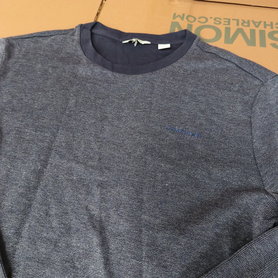 CALVIN KLEIN KNITTED LS SWEATER - SIZE M