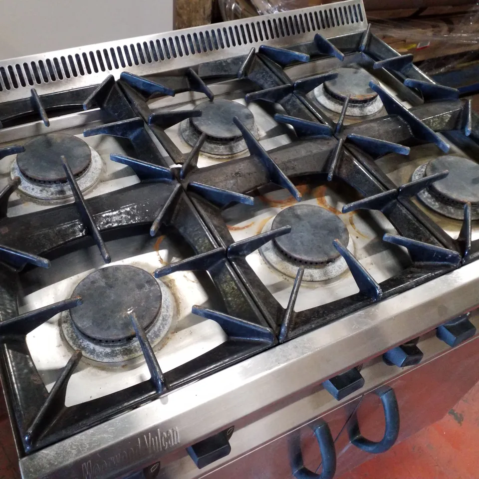 MOORWOOD VULCAN 6 BURNER GAS COOKER OVEN