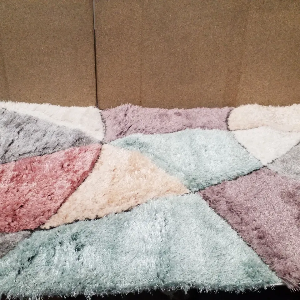 BRAND NEW PACO HOME BLANCA 362 AREA RUG IN MULTICOLOURED (80x120CM)