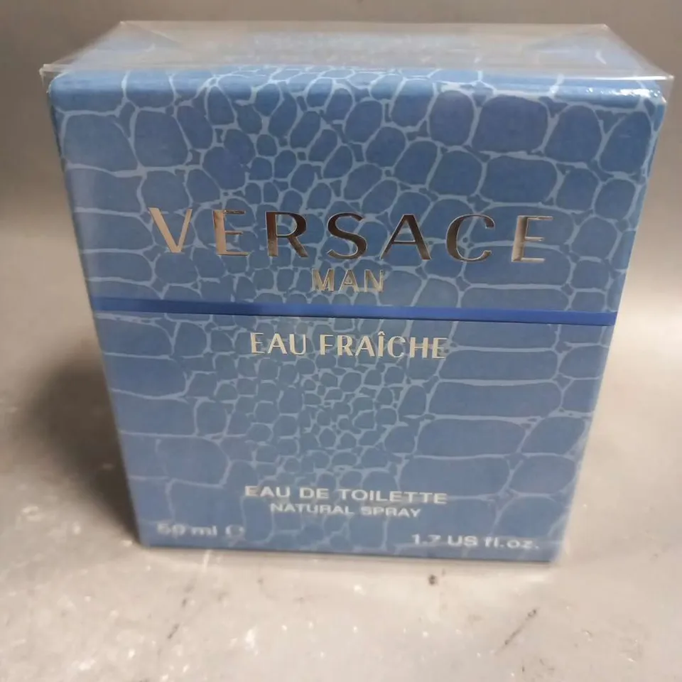 BOXED AND SEALED VERSACE MAN EAU FRAICHE EAU DE TOILETTE 50ML