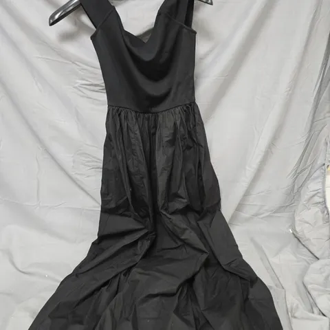 NOBODY'S CHILD  BLACK SLEEVELESS DRESS – UK 8 (EU 36, US 4)