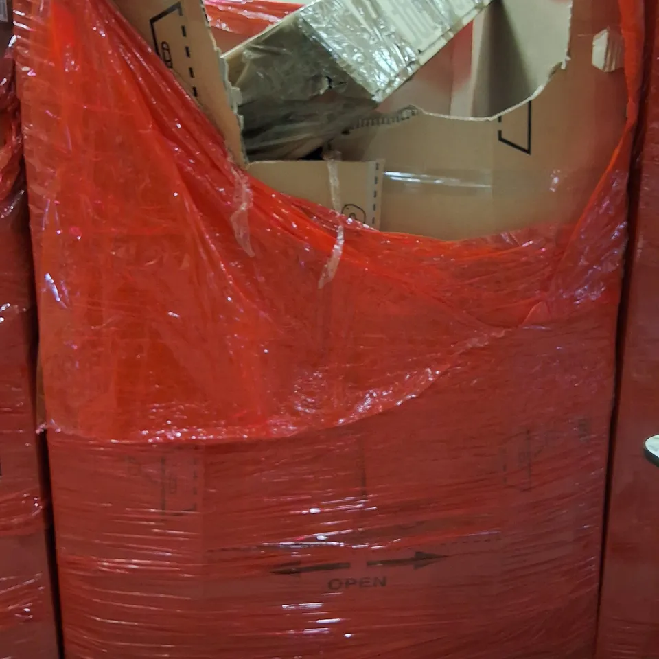 PALLET OF ASSORTED HOUSEHOLD GOODS AND PRODUCTS TO INCLUDE;BIKE MATTRESS TOPPER,RETRACTABLE SAFETY GATE,