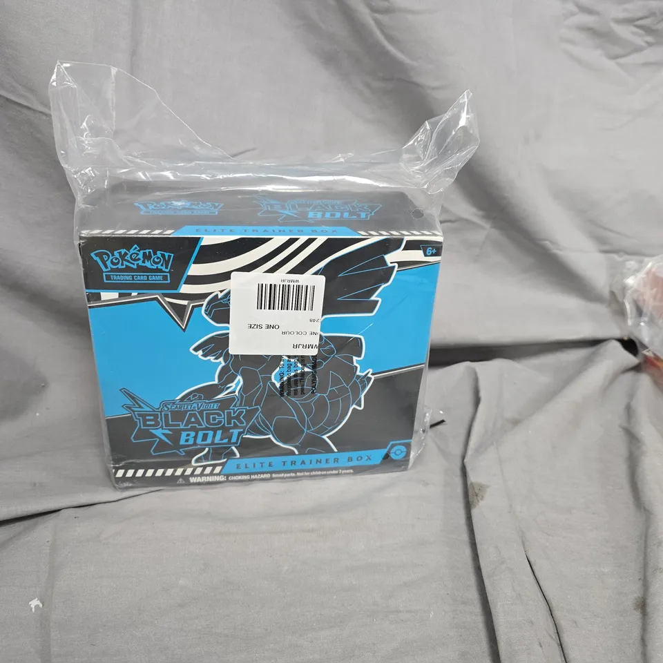 Pokémon Trading Card Game Elite Trainer Box – Black Bolt design (Boxed)