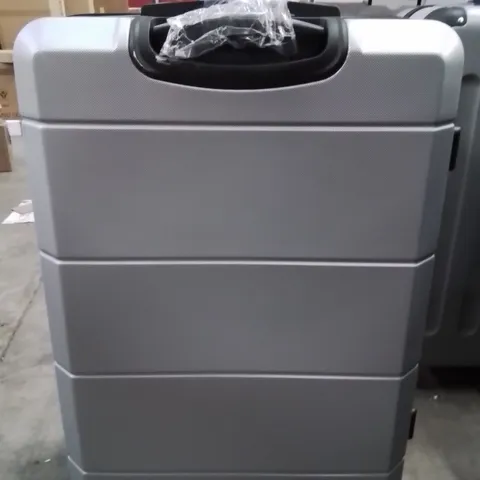 LUGG TRAVEL SUITCASE SILVER