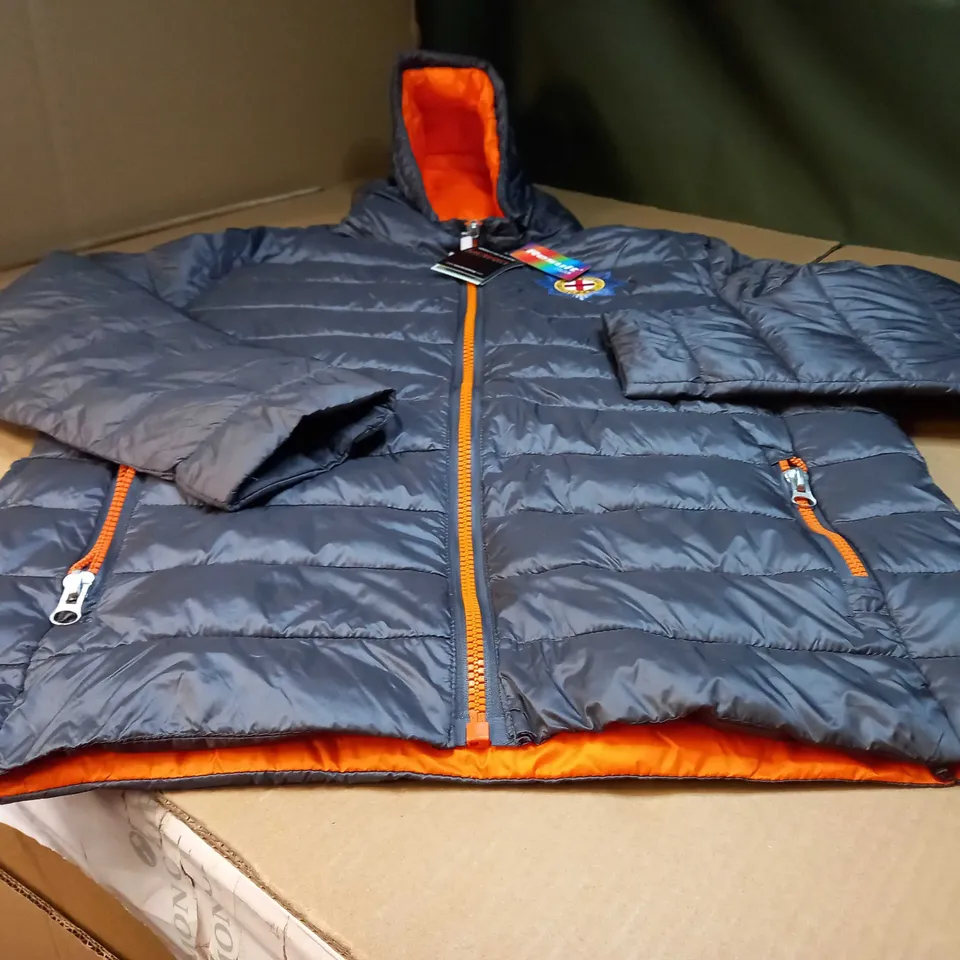 RESULT GREY/ORANGE DETAILED URBAN OUTDOOR JACKET - XL