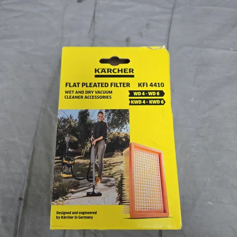 KÄRCHER FLAT PLEATED FILTER KFI 4410 – WET & DRY VACUUM CLEANER ACCESSORY