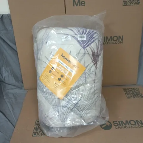 HOMESMART 3-PIECE MICROFIBER POLYESTER PRINTED COMFORTER SET KING SIZE