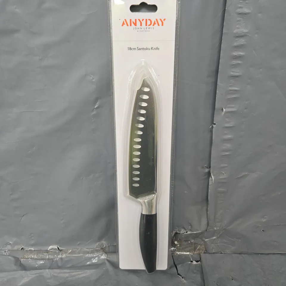 ANYDAY JOHN LEWIS 18CM SANTOKU KNIFE 