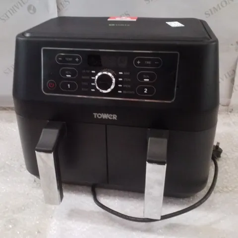 BOXED TOWER 8L DUAL BASKET AIR FRYER 
