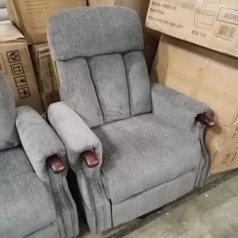 DESIGNER FABRIC UPHOLSTERED RECLINER CHAIR 