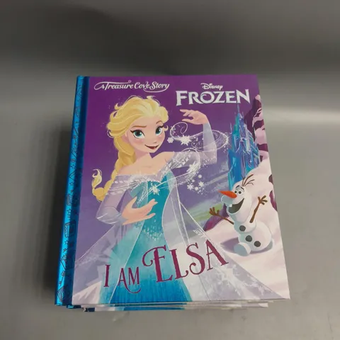 LOT OF APPROX 20 DISNEY FROZEN I AM ELSA HARDBACK BOOKS