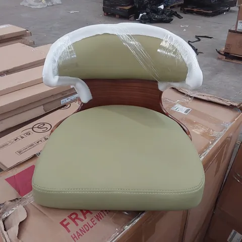 BOXED PAIR OF HEIGHT-ADJUSTABLE AND 360-DEGREE ROTATABLE BAR STOOLS - GREEN (1 BOX)