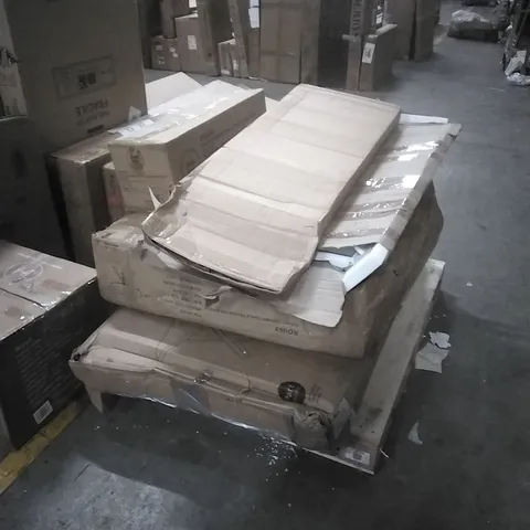 Pallet containing assorted, incomplete Furniture parts and pieces 