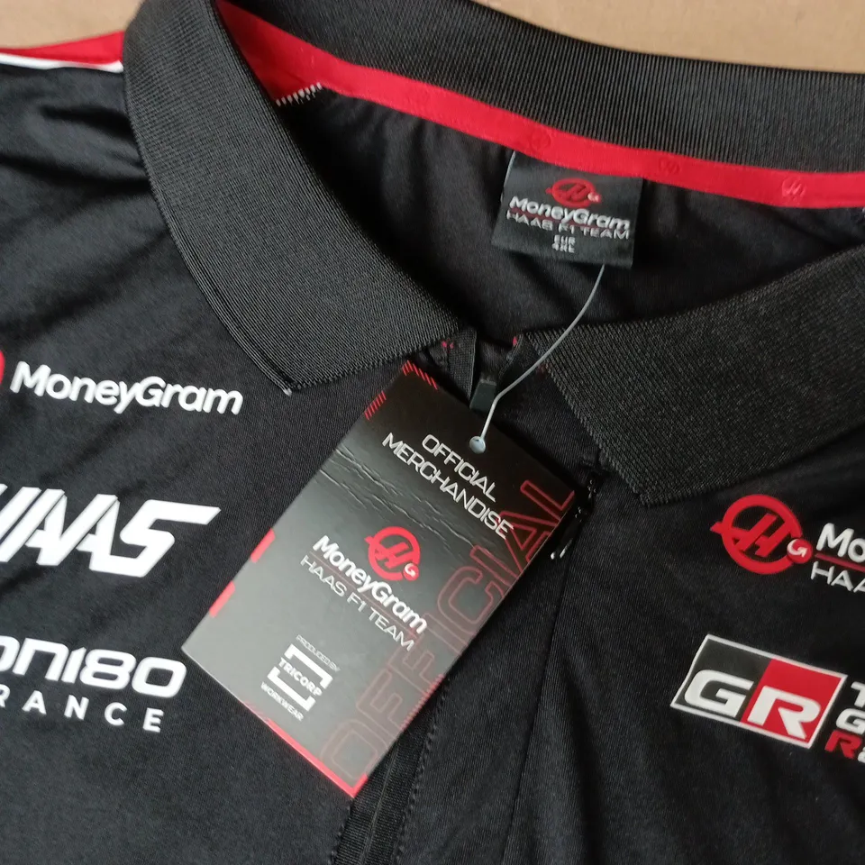HAAS F1 TEAM SIGNED MENS POLO - 4XL