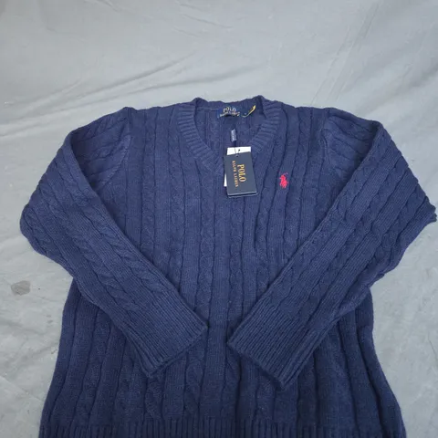 POLO RALPH LAUREN KNITTED JUMPER SIZE S