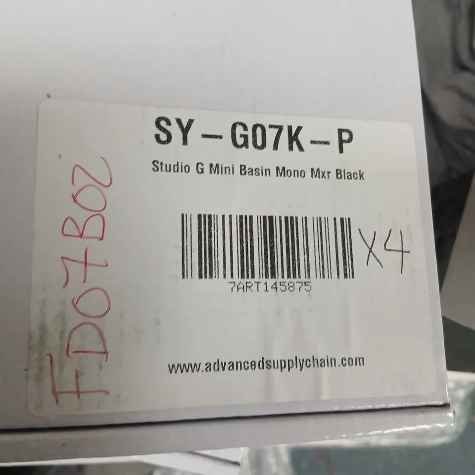 SYNERGY STUDIO G MINI BASIN MONO MIXER – BLACK (SY-G07K) – BOXED