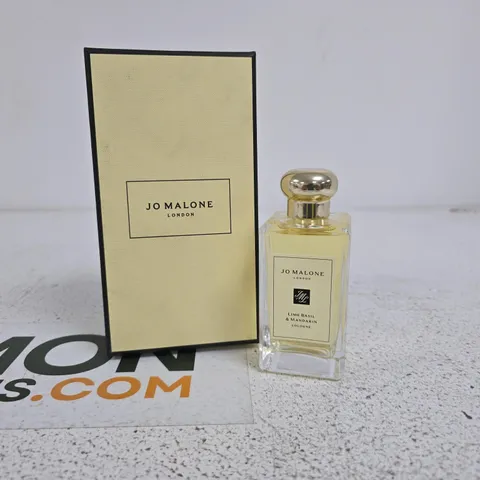JO MALONE LONDON LIME BASIL AND MANDARIN COLOGNE IN BOX 100ML