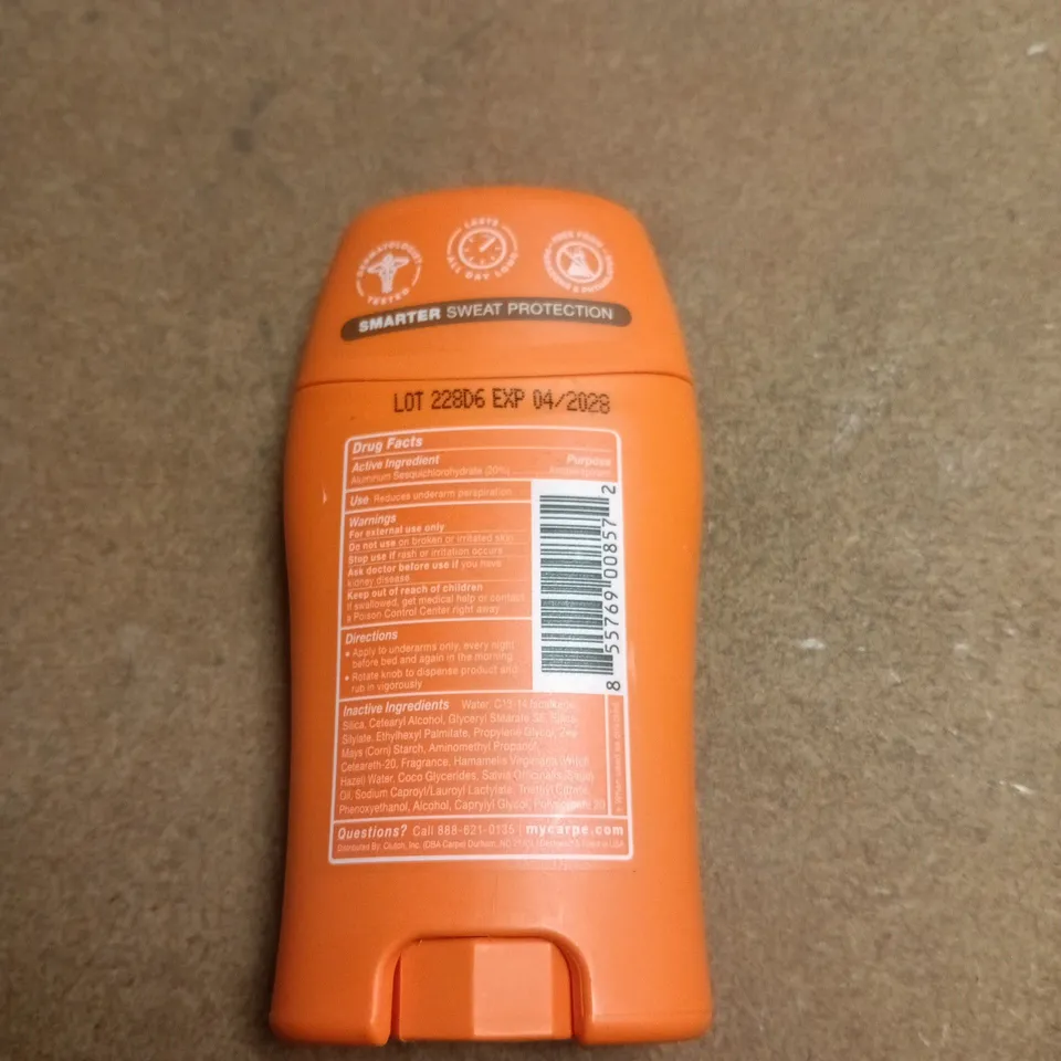 ANTIPERSPIRANT DEODORANT STICK – SANDALWOOD, 50 G (ORANGE PACKAGING)