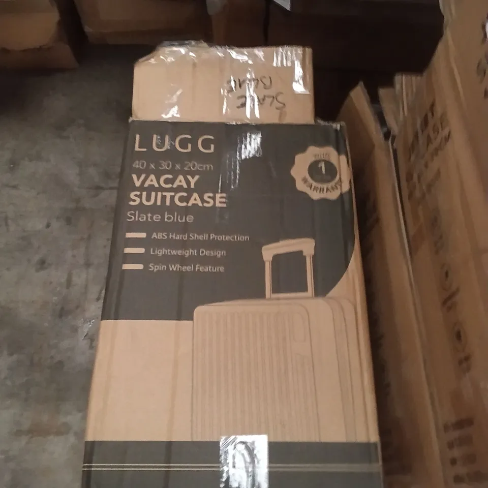 BOXED LUGG TRAVEL SUITCASE