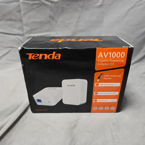 TENDA AV1000 GIGABIT POWERLINE ADAPTER KIT (2-PACK)