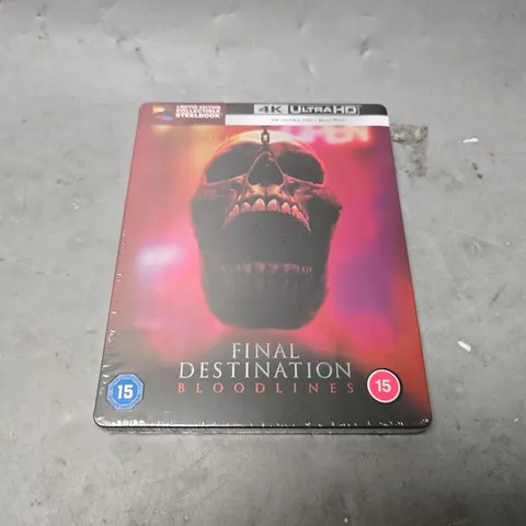 SEALED FINAL DESTINATION: BLOODLINES (HMV EXCLUSIVE) LIMITED EDITION 4K ULTRA HD STEELBOOK