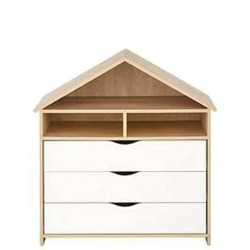 BOXED KIDS HOUSE 3 DRAWER CHEST RRP £149