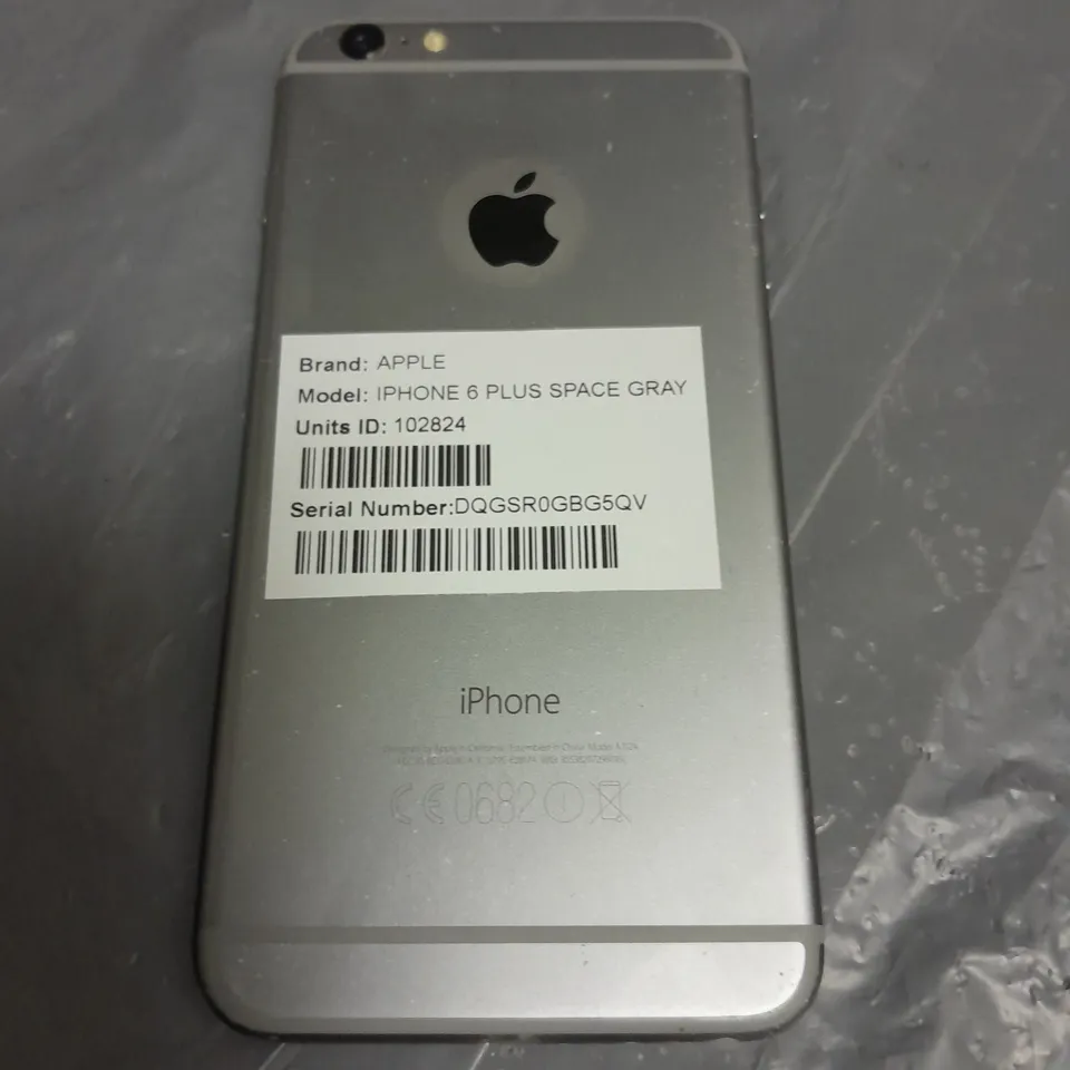 UNBOXED APPLE IPHONE 6 PLUS SPACE GRAY - A1524