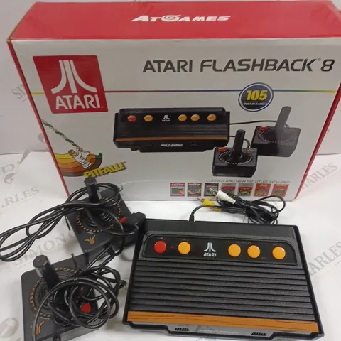 BOXED ATARI FLASHBACK 8 VIDEO GAMES CONSOLE 