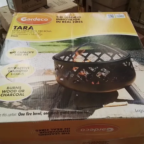 BOXED EXTRA LARGE STEEL FIRE BOWL