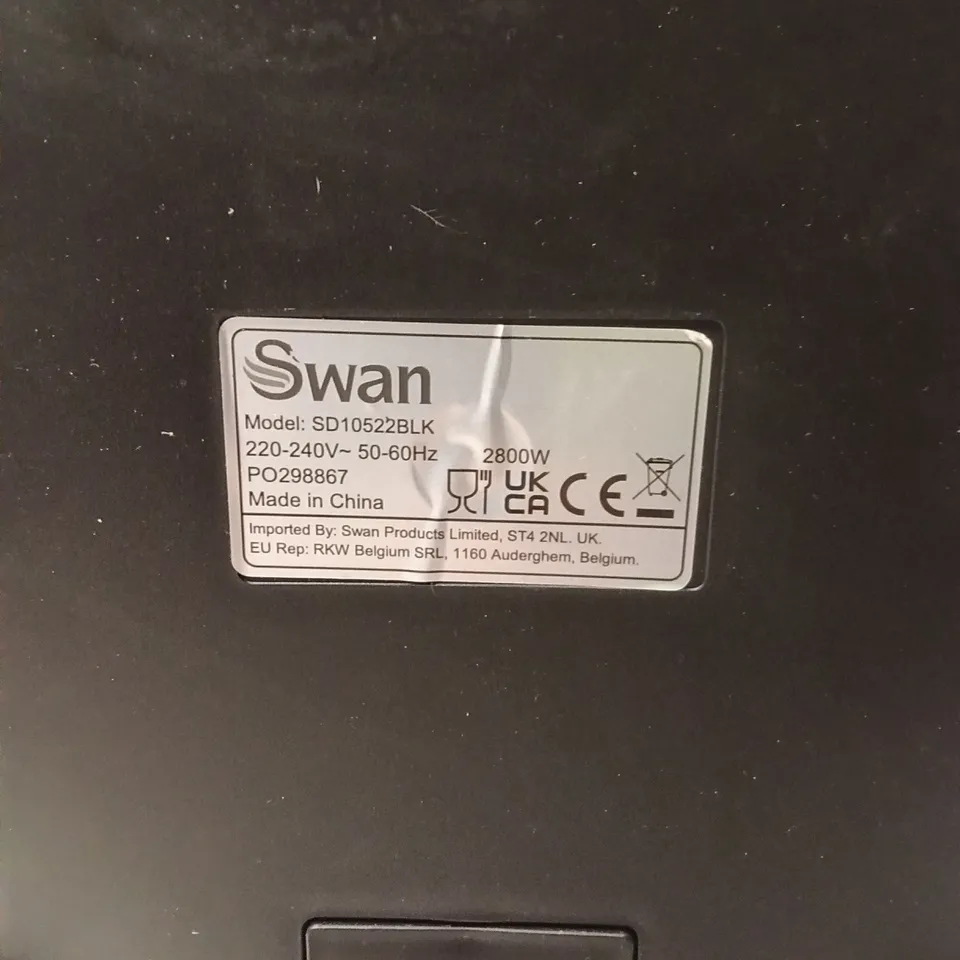 SWAN SD10522BLK 11L TWIN STACK AIR FRYER