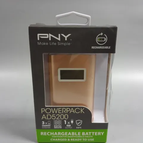 BOXED PNY AD5200 POWERBANK
