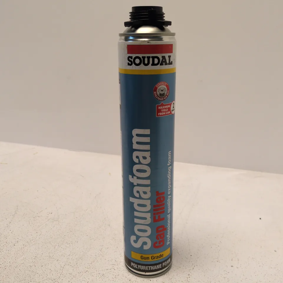 10 SOUDAL SOUDAFOAM GAP FILLER GUN GRADE (750ML) - COLLECTION ONLY