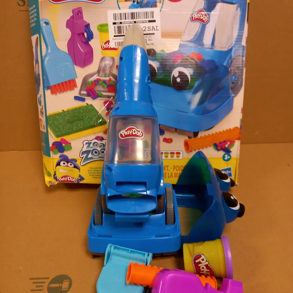 BOXED PALY-DOH PLAYDOH ZOOM ZOOM VACUUM & CLEANUP SET RRP £25