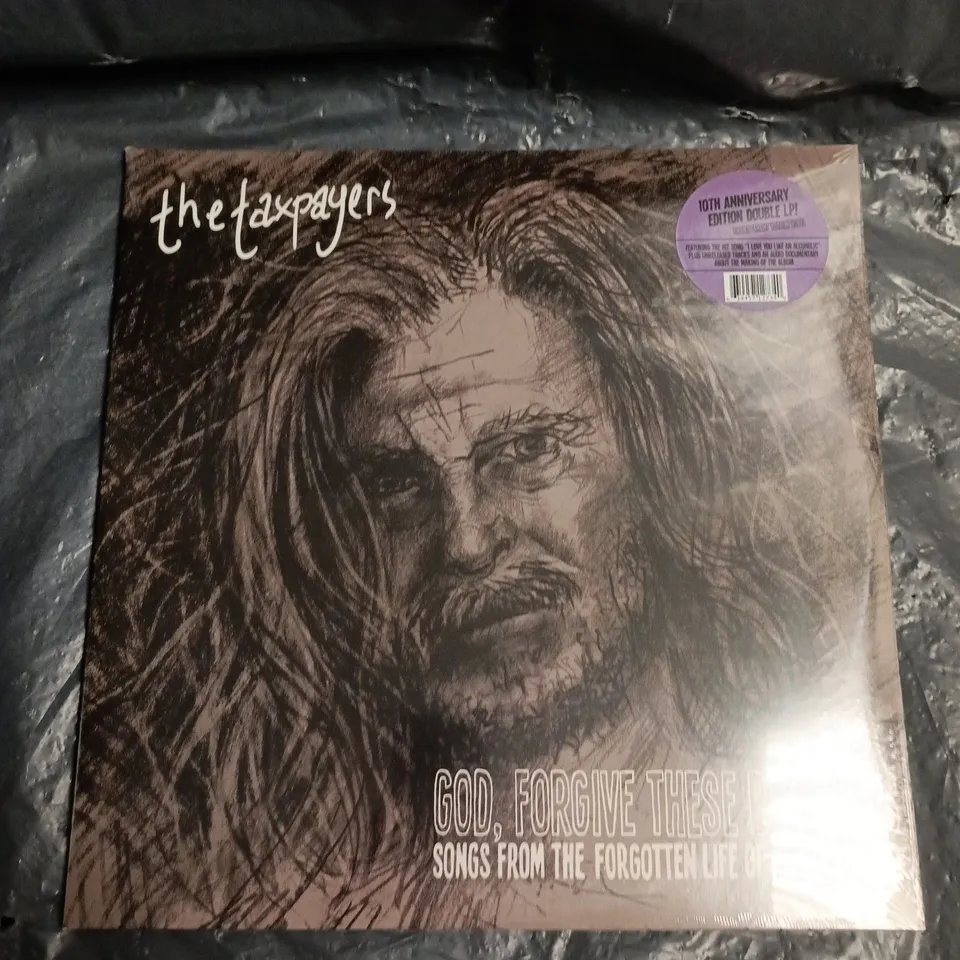 SEALED THE TAXPAYERS – GOD, FORGIVE THESE BASTARDS VINYL (10TH ANNIVERSARY)