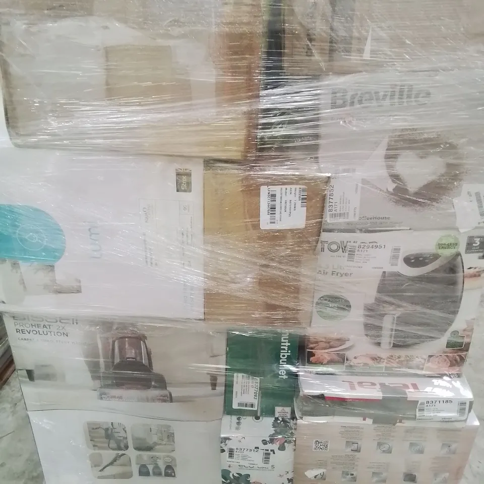 PALLET OF APPROXIMATELY 34 UNPROCESSED RAW RETURN HOUSEHOLD AND ELECTRICAL GOODS TO INCLUDE;