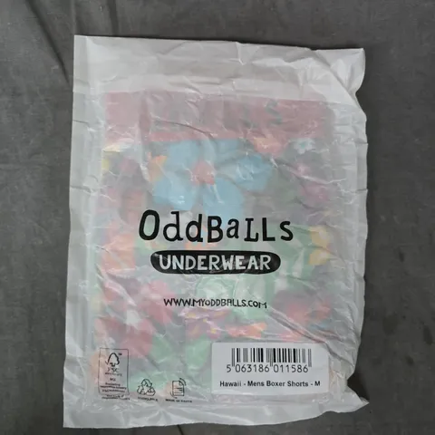 ODDBALLS HAWAII MENS BOXER SHORTS SIZE MEDIUM