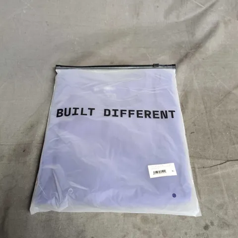 BUILT DIFFERENT CREW NECK TOP – PURPLE-BLUE – XL