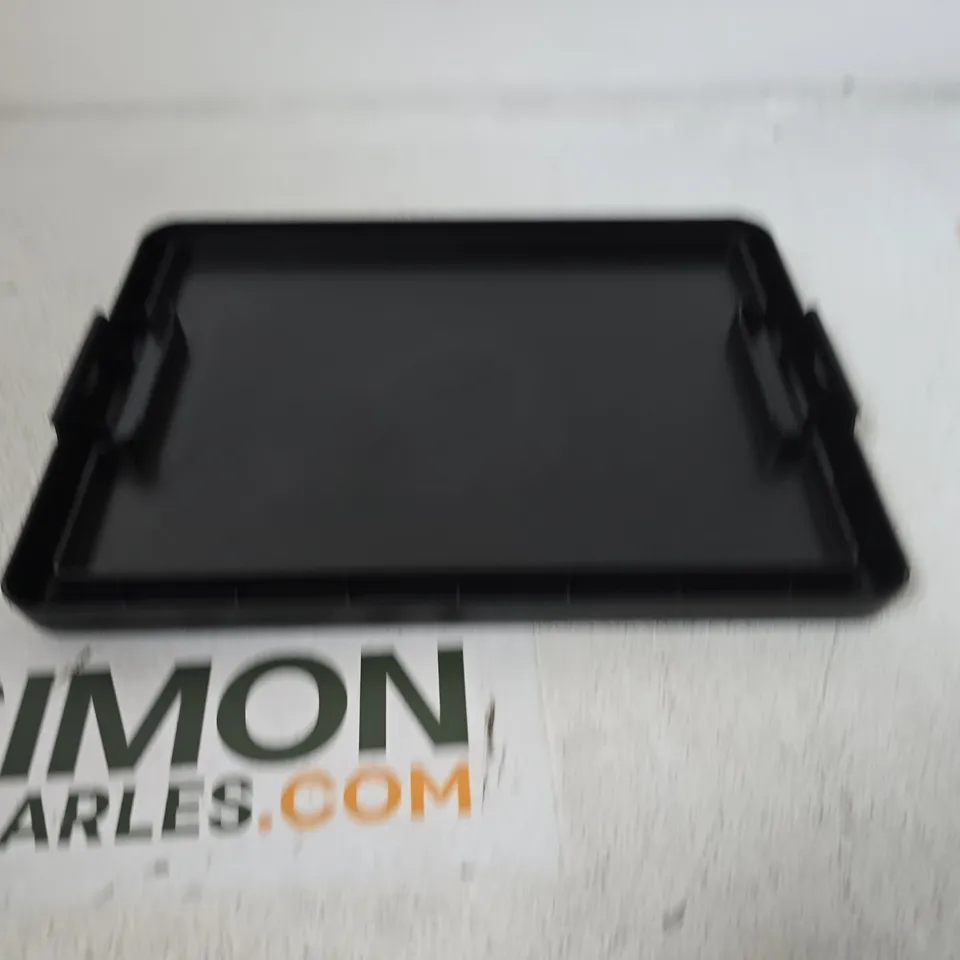 BLACK PLASTIC SQUARE TRAY – CATERING EQUIPMENT - LARGE QUANTITY