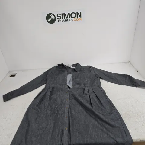 MASAI WOMEN’S GREY SHIRT DRESS, UK SIZE S