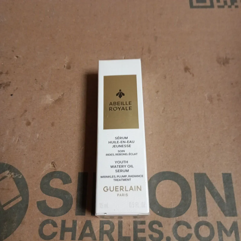 GUERLAIN ABEILLE ROYALE YOUTH WATERY OIL SERUM – 15 ML, FACIAL SKIN CARE, BOXED