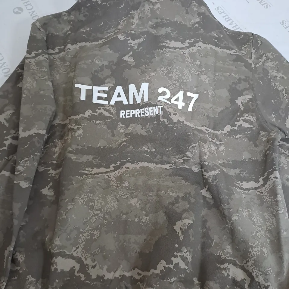 REPRESENT CAMO TEAM 24/7 HOODIE - SMALL