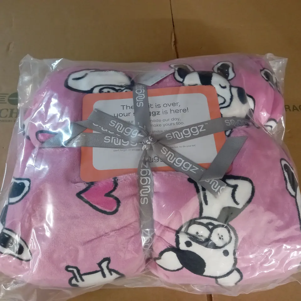 BAGGED SNUGGZ ORIGINAL HOODIE IN PINK FRENCHIE - ONE SIZE