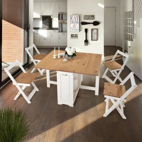 BOXED PALMATEER DINING SET