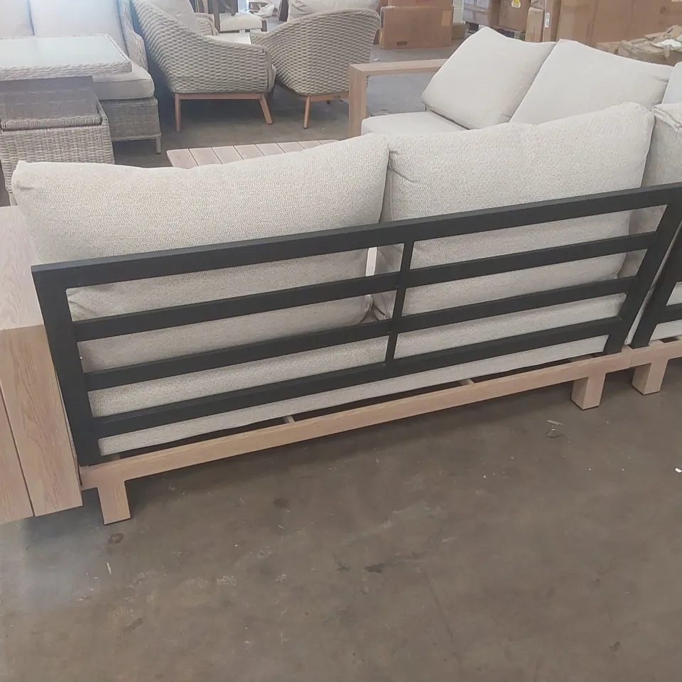 DARLINGTON WOODLOOK CORNER SET WITH COFFEE TABLE