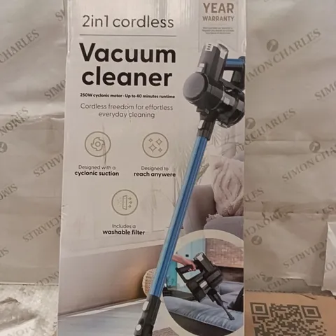 BOXED CORDLESS VACUUM CLEANER