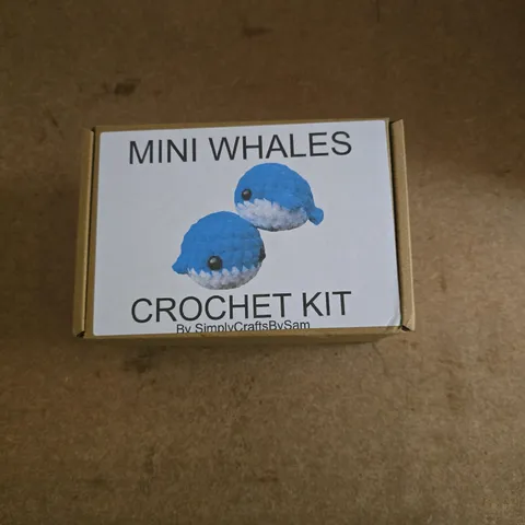 MINI WHALES CROCHET KIT – BY SIMPLYCRAFTSBYSAM