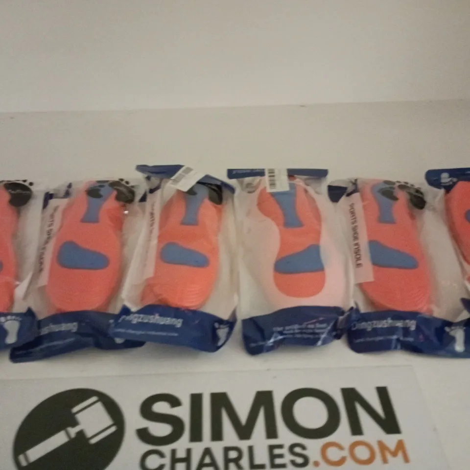 PACK OF 6 SPORTS SHOE INSOLE IN VARIOUS SIZES