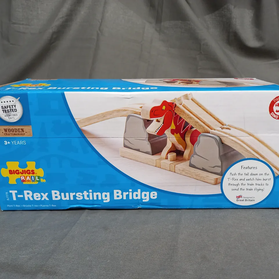 BIG-JIGS T-REX BURSTING BRIDGE - AGES 3+