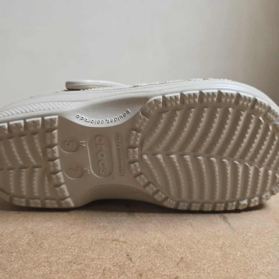 CROCS KIDS' WHITE CLOGS WITH BACKSTRAP - SIZE UNSPECIFIED